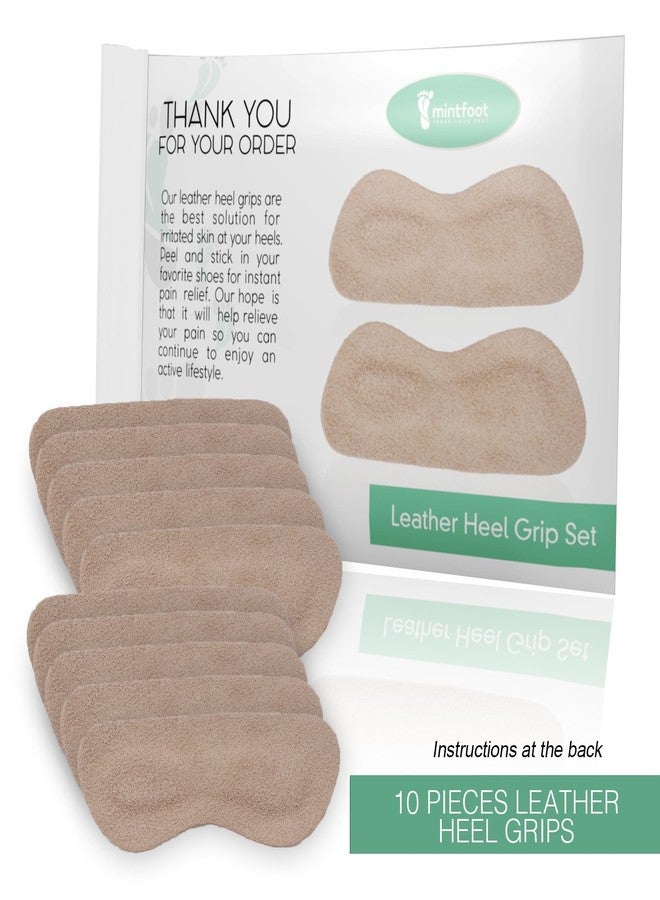 Dr. Frederick's Original Mintfoot Leather Heel Grips - 10 Pieces - Shoe Liners for Women & Men - Heel Snugs to Stop Blisters & Cuts - Image 2